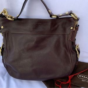 Coach — Brown Leather Hobo Bag (No. G0982-F12669)